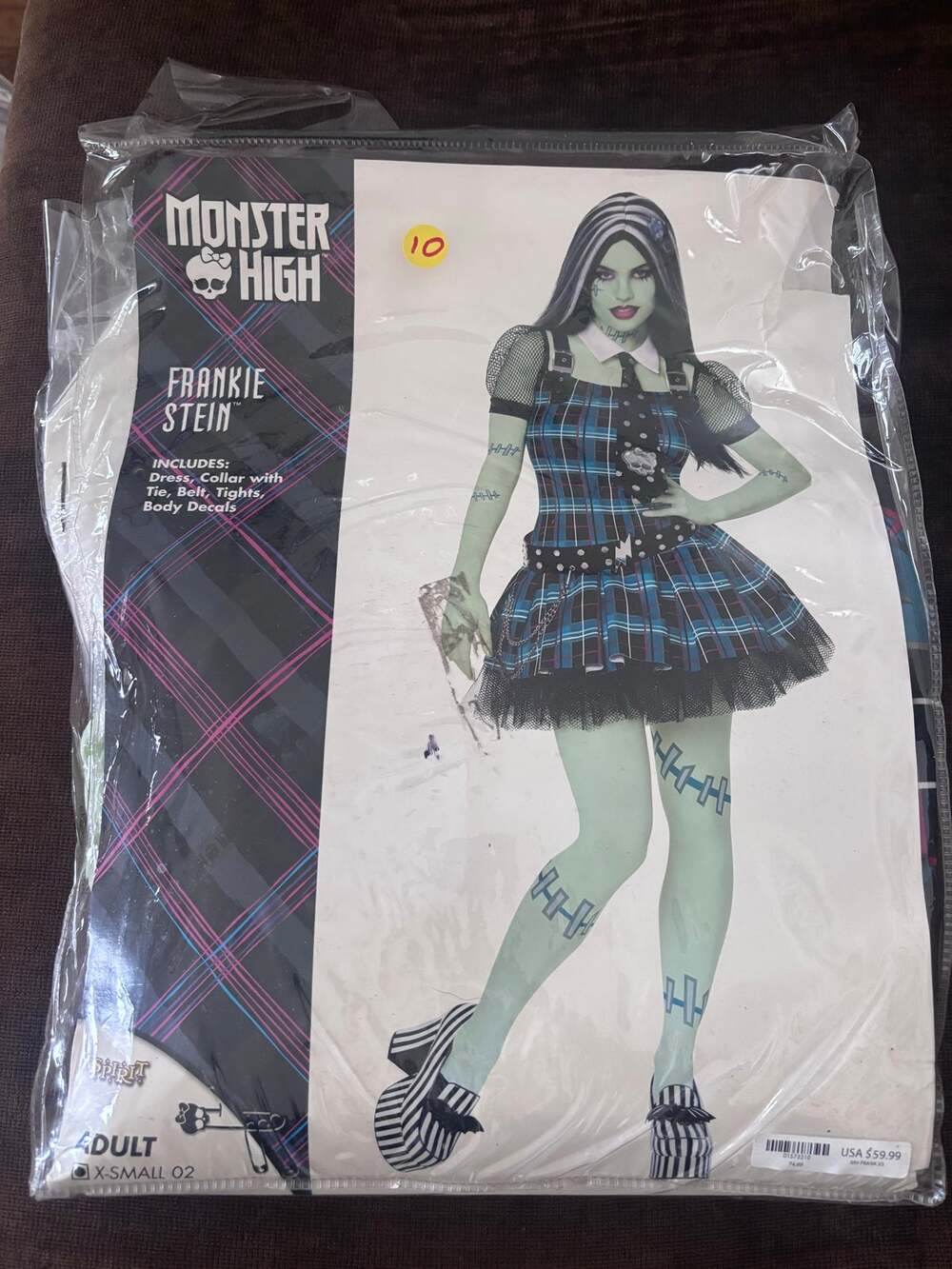 Spirit Halloween Monster High Frankie Stein Adult XS